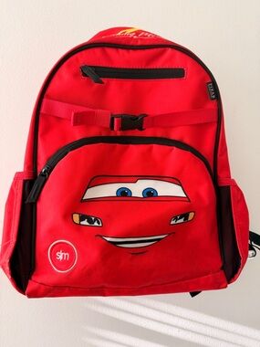 Red Lightning Car Kids Backpack - sm Brand